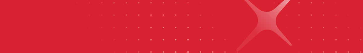 Solid red with sparks and dots