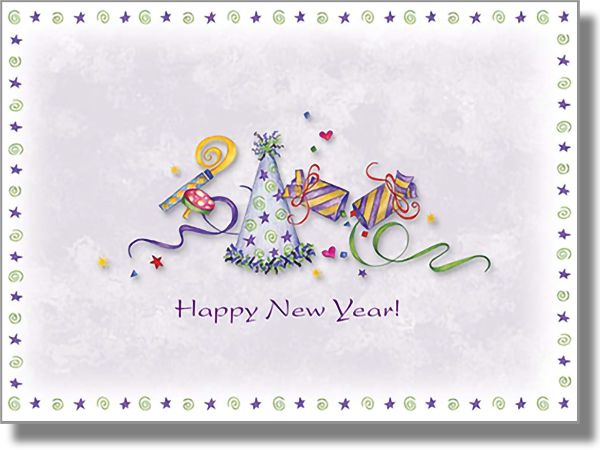 New Year's Cards: Free Printable Cards for a Happy New Year