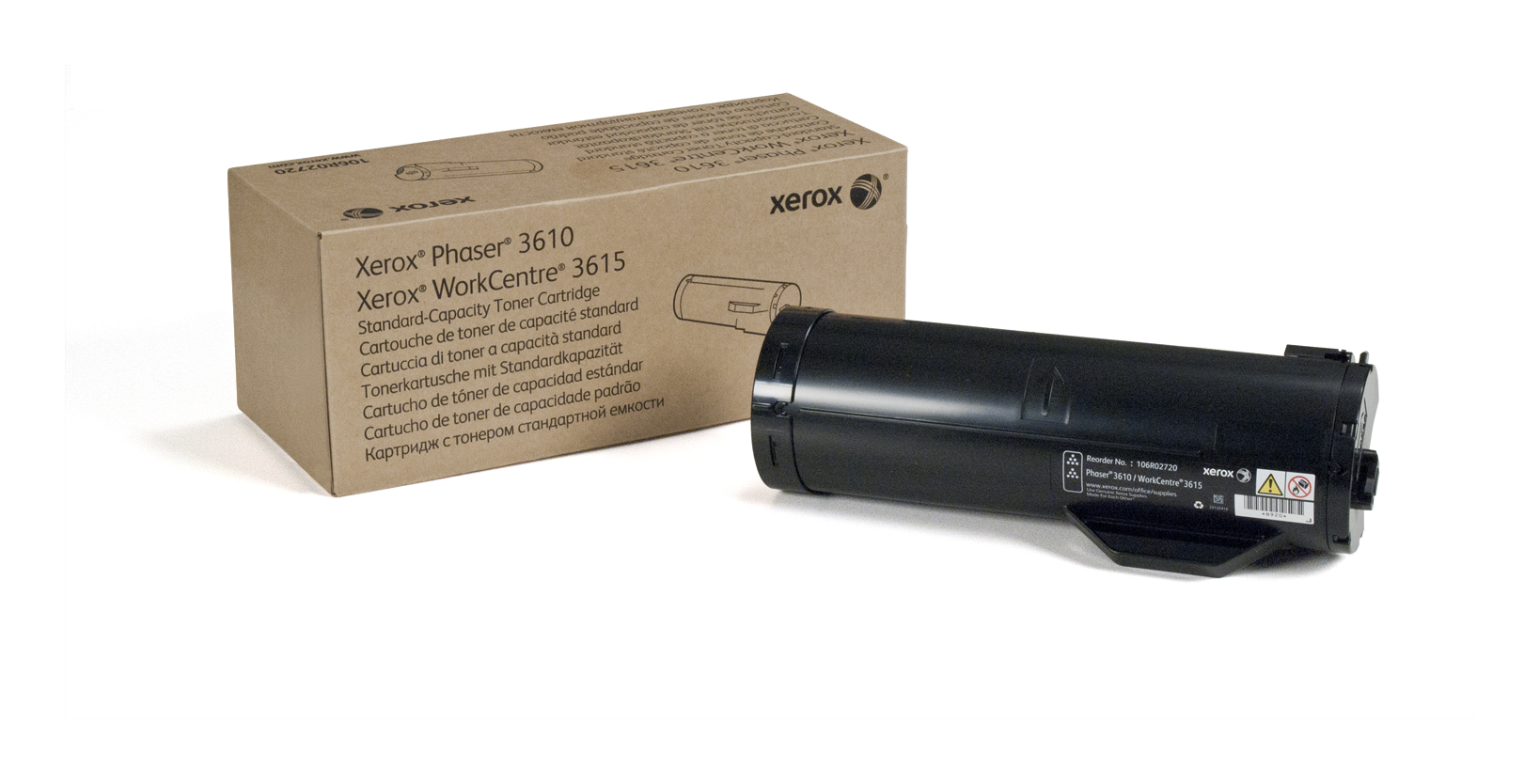 Black Standard Capacity Toner Cartridge, Phaser 3610, WorkCentre 3615 (5,900 Pages)