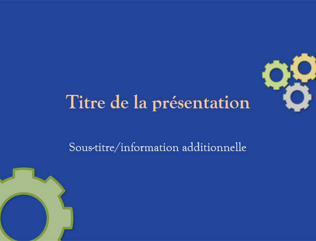 French Gears PowerPoint