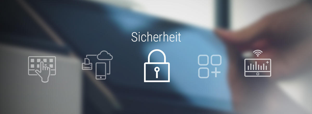  The word "security" with a padlock icon