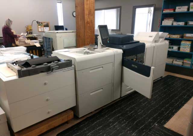 Beaumont Alphagraphics with their Xerox Versant Press