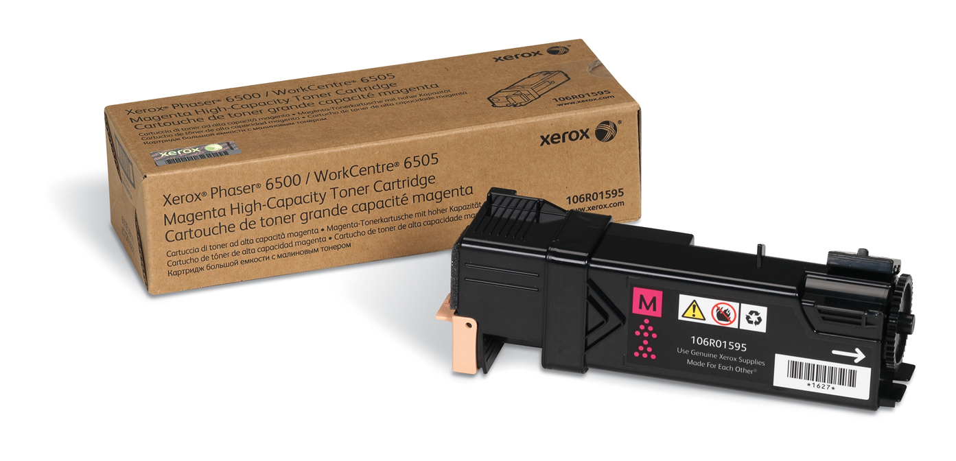 Phaser 6500/WorkCentre 6505, High Capacity Magenta Toner Cartridge (2,500 Pages), North America, EEA