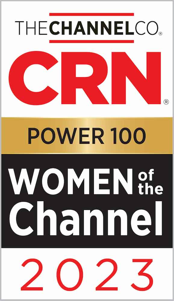 The Channel Co CRN Power 100 Women of the Channel 2023 badge