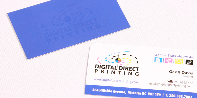 Photo of - Honorable Mention: Digital Direct Printing Business Card

