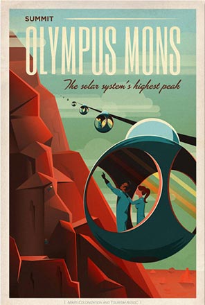 Visit Mars poster