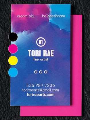 Four color Business Card