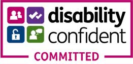 Логотип Disability Confident Committed