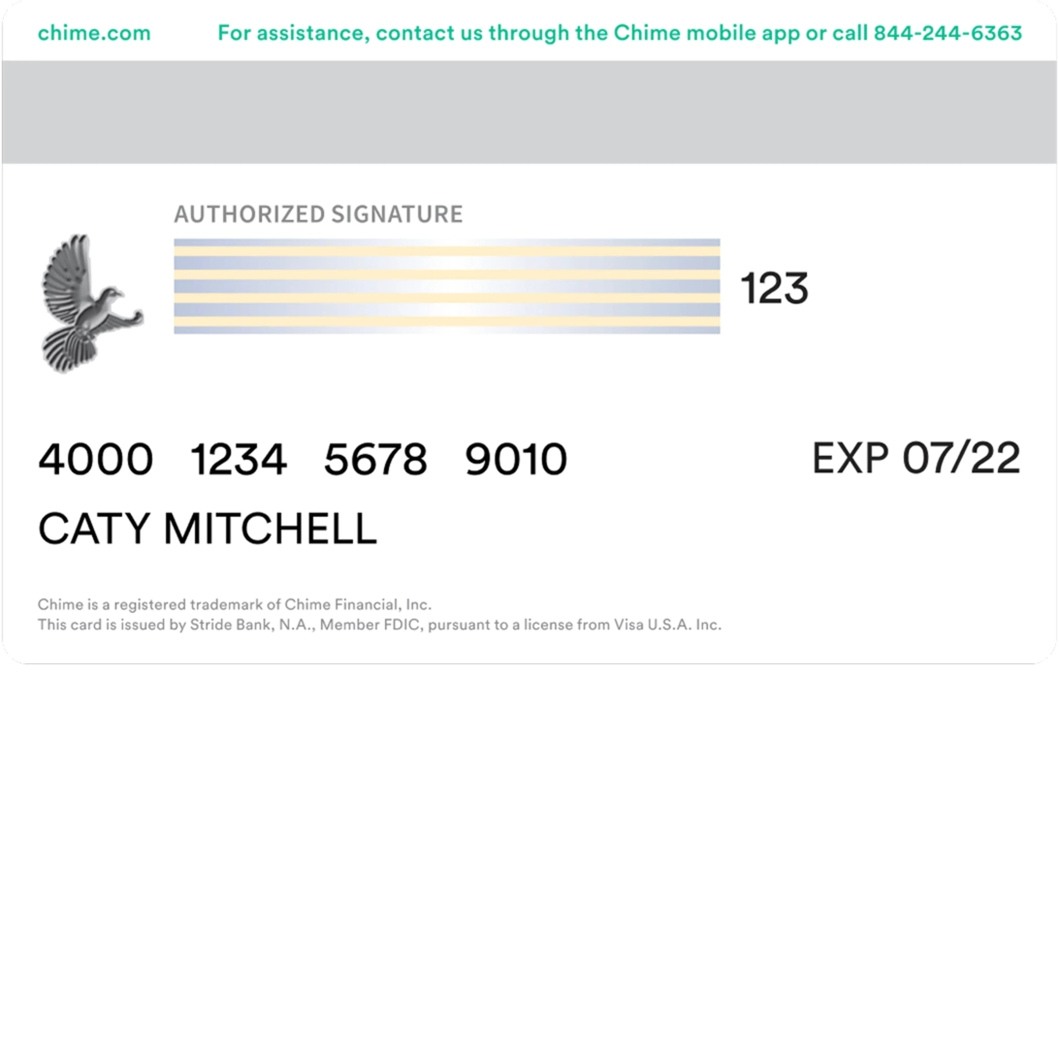 Caty Mitchell Chime Card