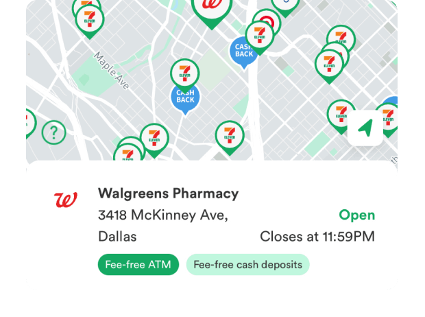 Chime ATM Walgreens Dallas