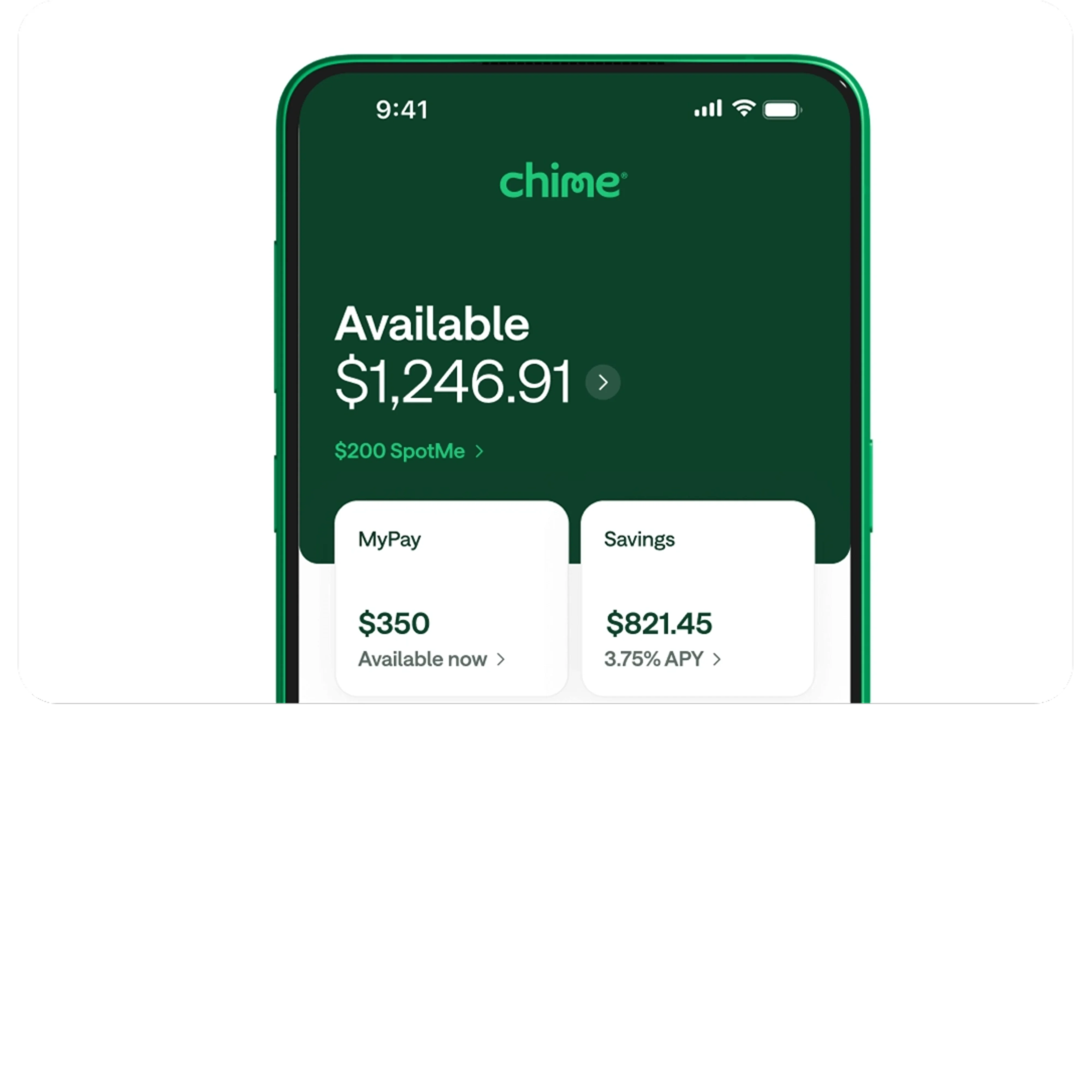Chime App Available Balance