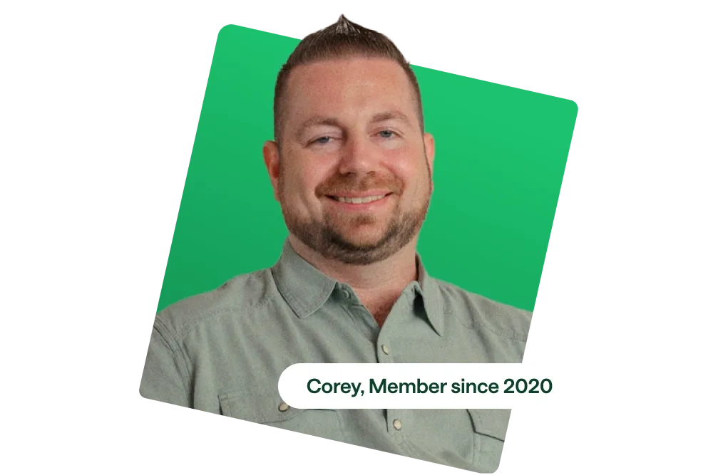 Corey, member since 2020.