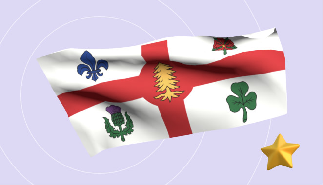 Image of the flag of Montreal