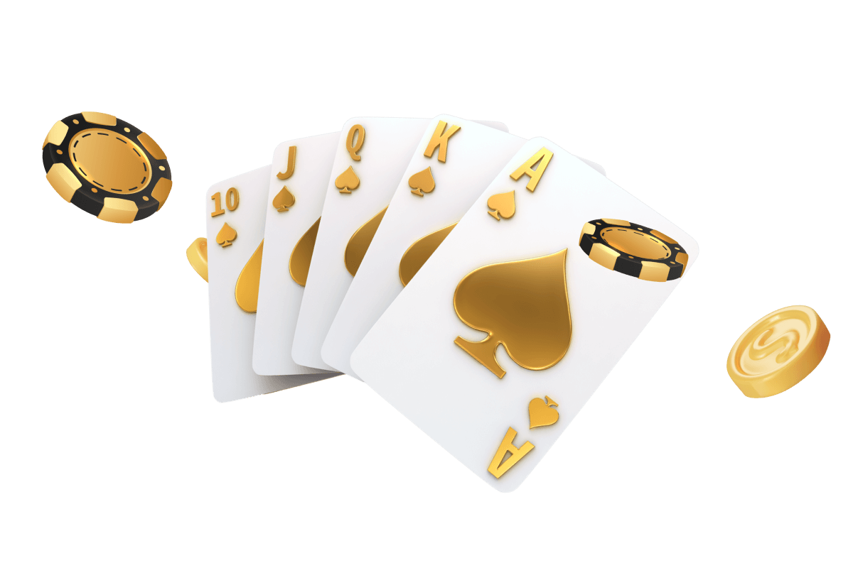 Image of a hand of poker cards with casino chips