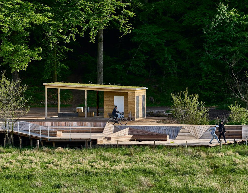 Skovterrassen ved Skovløberhuset