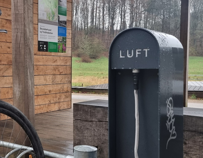 Cykelpumpe Skovløberhuset
