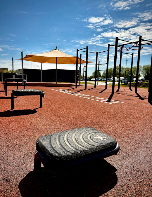 Udendørs fitness ved Cuben Christiansfeld