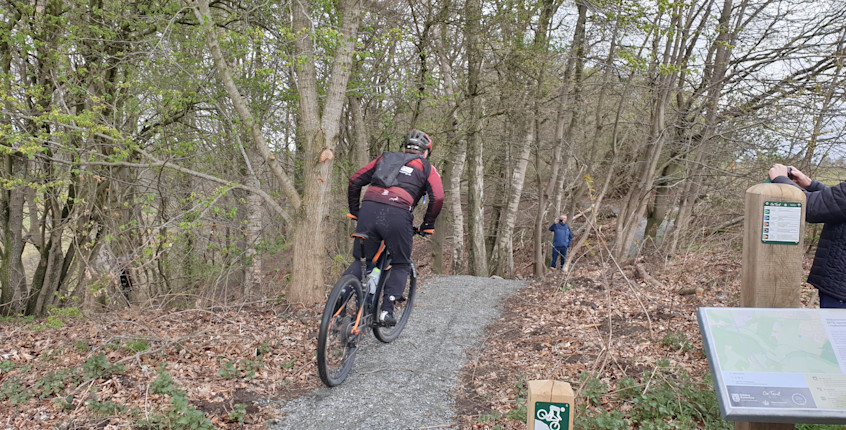 MTB spor Hylkedalen