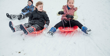 Kælkebakken ved Skamling