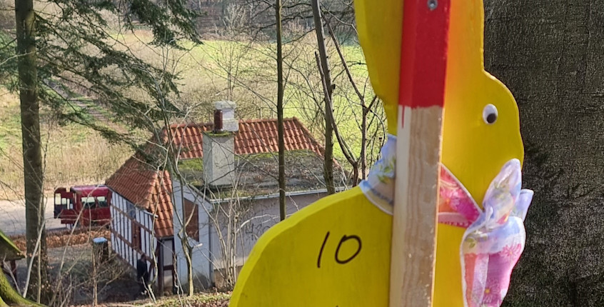 Påskeharejagt på Troldhedestien