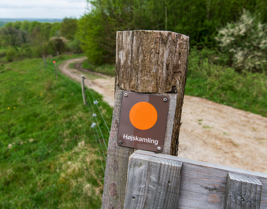 Højskamling vandrerute