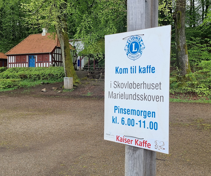 Pinsekaffe ved Skovløberhuset