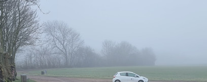 Parkeringsplad nær Bulladen