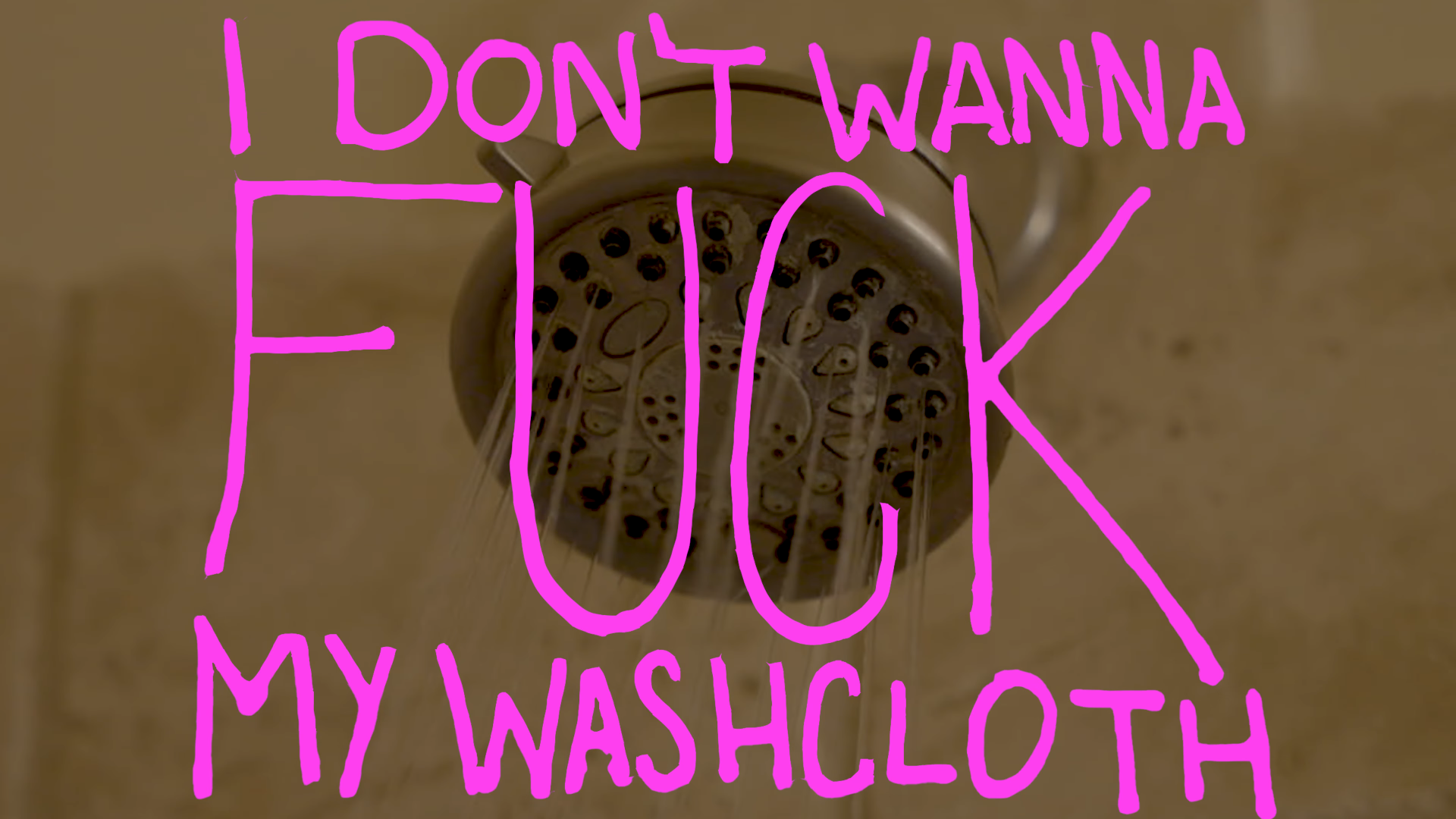 I Don't Wanna F**K My Washcloth