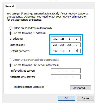 Set Static IPs Properly