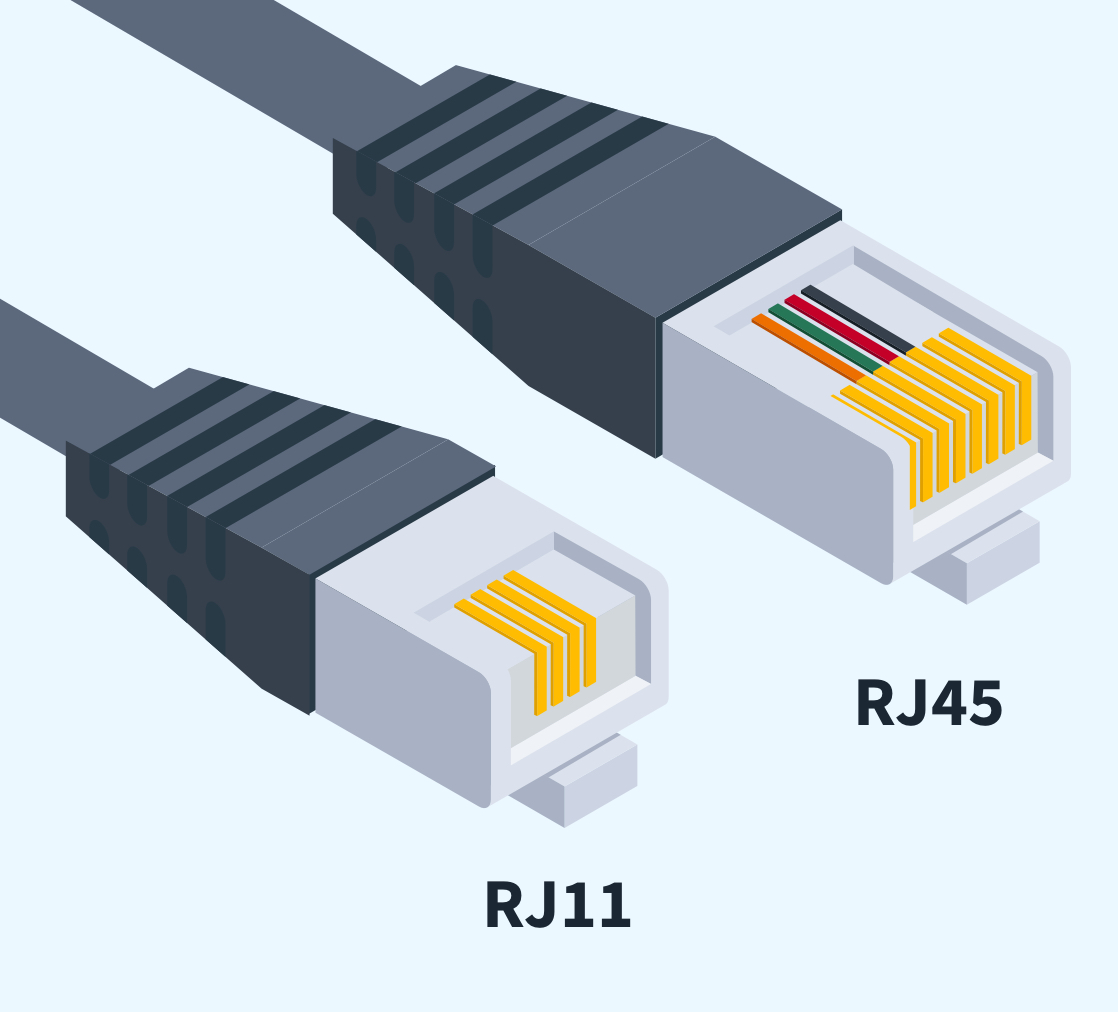 RJ11 vs RJ45: What is the Difference?