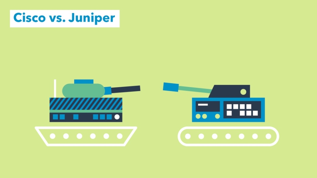 Networking Wars: Cisco vs. Juniper picture: A