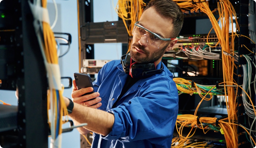 telecommunications solutions page image