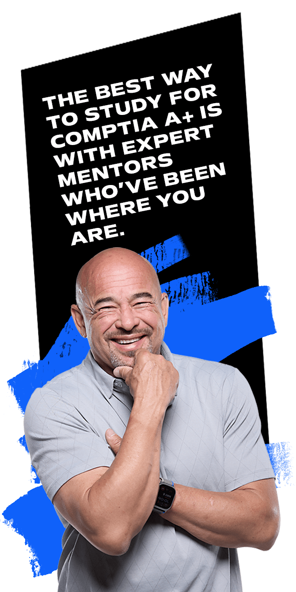 James A+ Raffle blue background