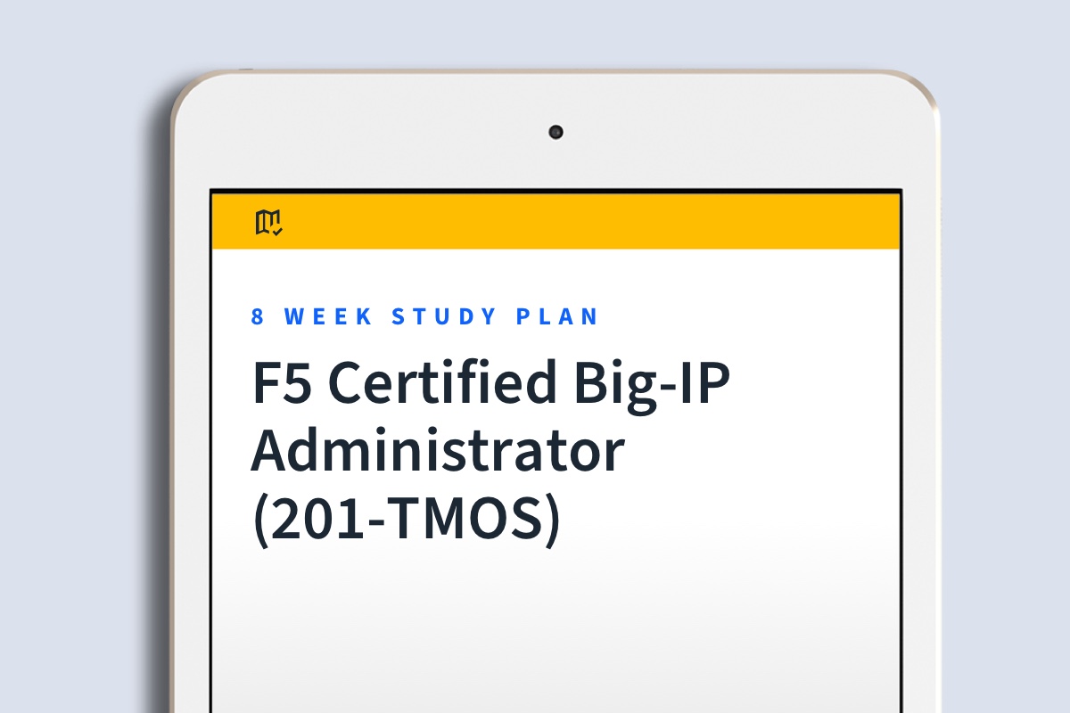 F5 Certified Big-IP Administrator (201-TMOS) Study Plan Download | CBT ...