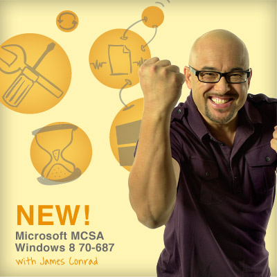 New Course: Microsoft MCSA: Windows 8 70-687 picture: A