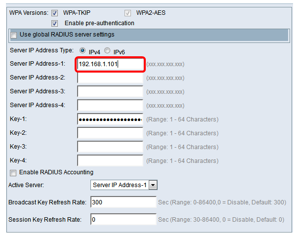 Configure WPA/WPA2 Enterprise on a WAP 100
