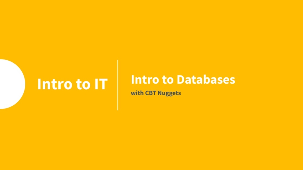 Intro to Databases picture: A