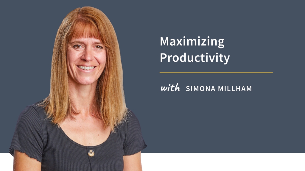 New Training: Maximizing Productivity picture: A