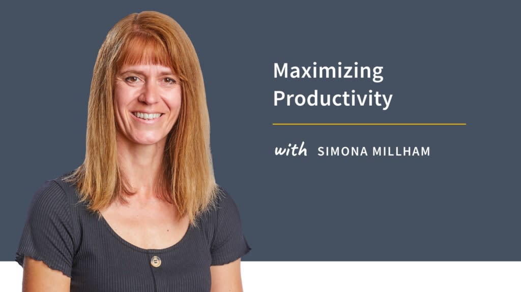 New Training: Maximizing Productivity picture: A