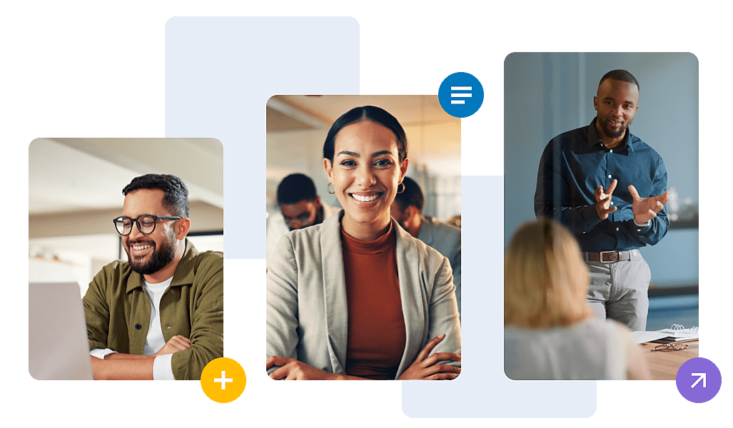 Soft Skills hero photos in bar graph with iconc Soft Skills hero photos in bar graph with iconc