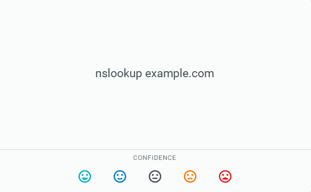 CBT Nuggets flashcard example for dns