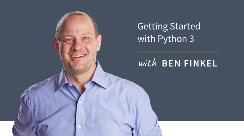 New Training: Getting Started with Python 3 picture: A