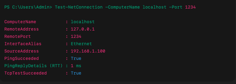 Step 6_Verify the Port is Closed. Step 6_Verify the Port is Closed.