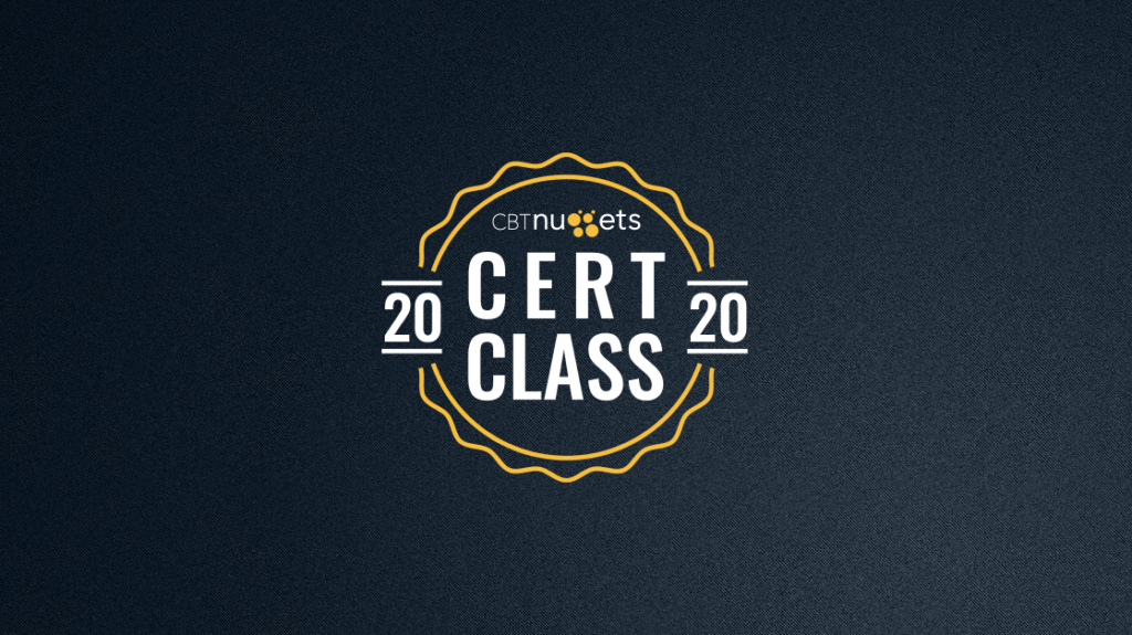 Join the Cert Class of 2020! picture: A