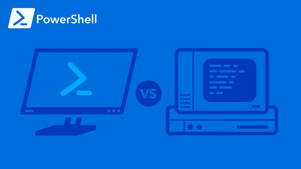 PowerShell versus CMD picture: A
