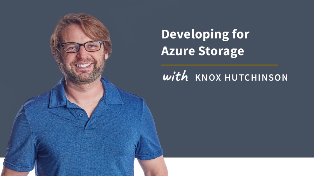 New Training: Developing for Azure Storage picture: A
