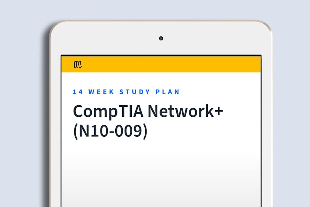 CompTIA Network+ (N10-009) Study Plan Download | CBT Nuggets