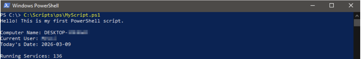 run powershell script like this