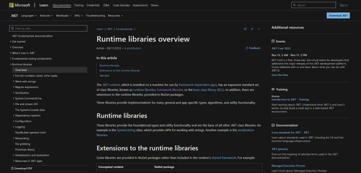 .net libraries