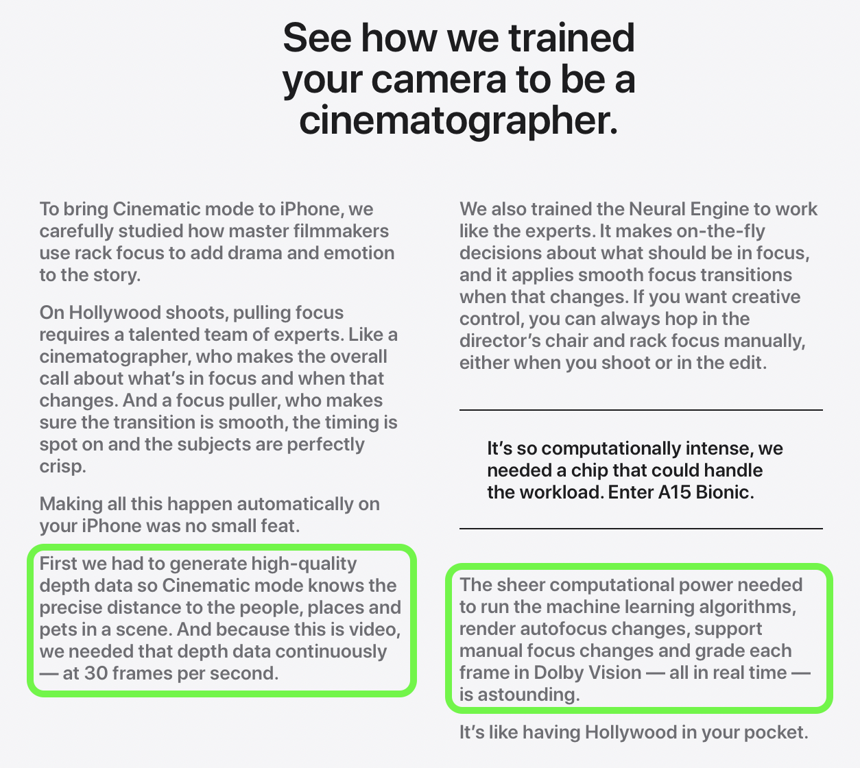 Apple Cinematic Mode Data Collection